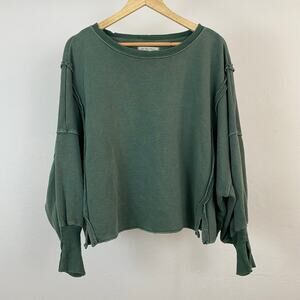 We The Free - Free People Camden Sweatshirt - Spruced Up - XS - ALTERED / READ